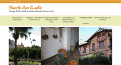 Desktop Screenshot of huertosaneusebio.com